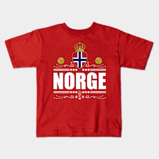NORGE VIGNETTE | NORWAY FOOTBALL GIFTS Kids T-Shirt